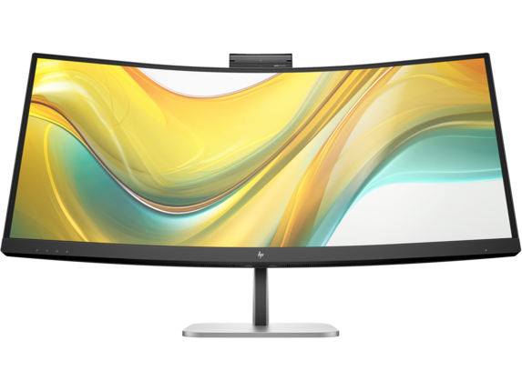 HP SERIES 5 PRO 534PM, 34" WQHD CURVED, 21:9, 3440x1440, IR WEBCAM, SPEAKERS, USB-C (100W PD), DP+HDMI, RJ45, Tilt, Swivel, Height, USB, 3 Yrs
