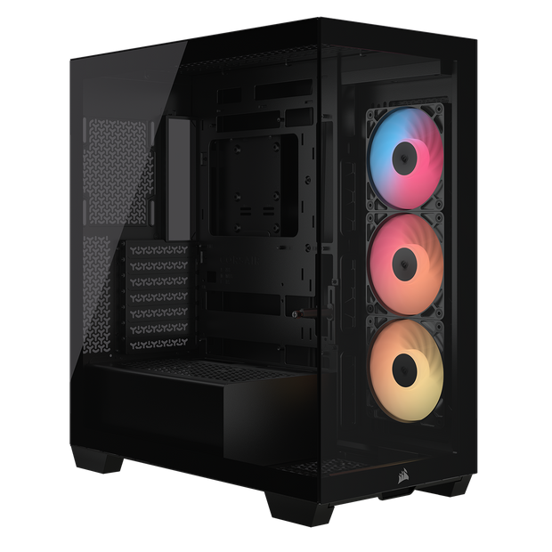 CORSAIR 3500X RS-R ARGB Tempered Glass Mid-Tower PC Case Black