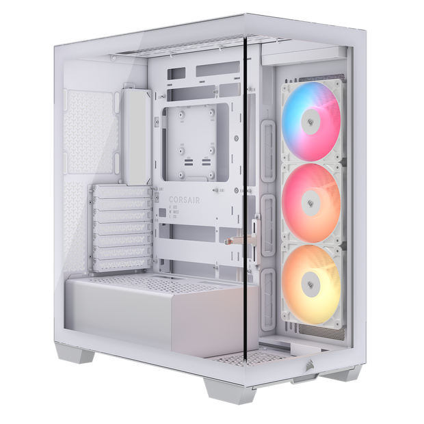 CORSAIR 3500X RS-R ARGB Tempered Glass Mid-Tower PC Case White