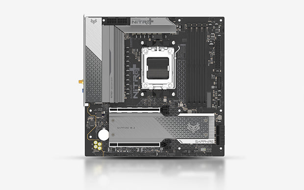 SAPPHIRE NITRO+ B850M WIFI motherboard;Chipset: AMD B850;AMD Ryzen 7000, 8000, and 9000 series; 192 GB;DDR5