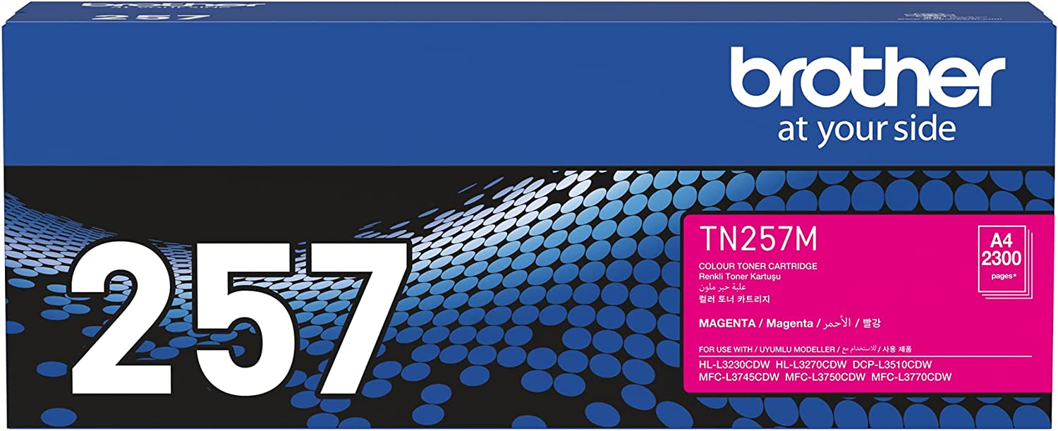 MAGENTA HIGH YIELD TONER CARTRIDGE TO SUIT HL-3230CDW/3270CDW/DCP-L3015CDW/MFC-L3745CDW/L3750CDW/L3770CDW (2,300 Pages)