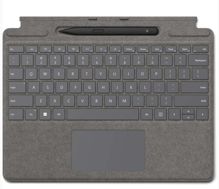 Surface Pro Keyboard with Slim Pen Commercial Platinum