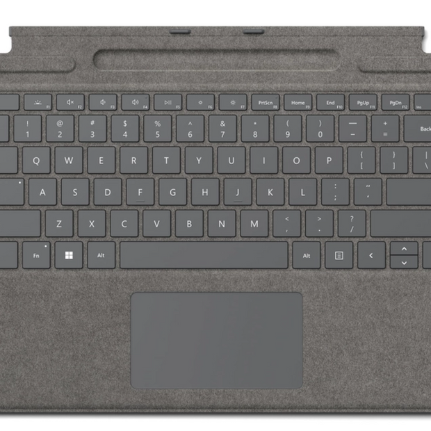 Surface Pro Keyboard with Pen Storage Commercial Platinum
