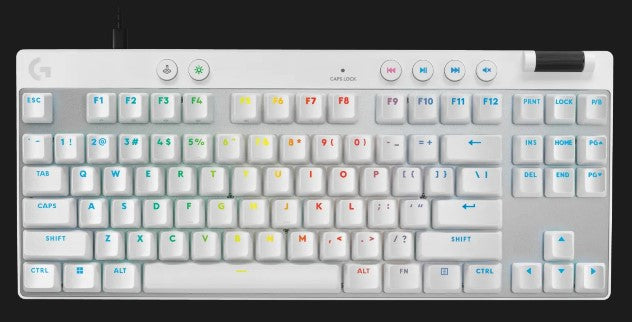 PRO X TKL RAPID tenkeyless gaming keyboard with  Magnetic Analog Switches - White