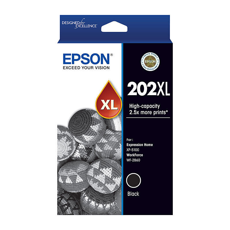 Epson 202XL Ink Cart Black