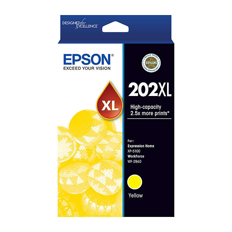Epson 202XL Ink Cart Yellow