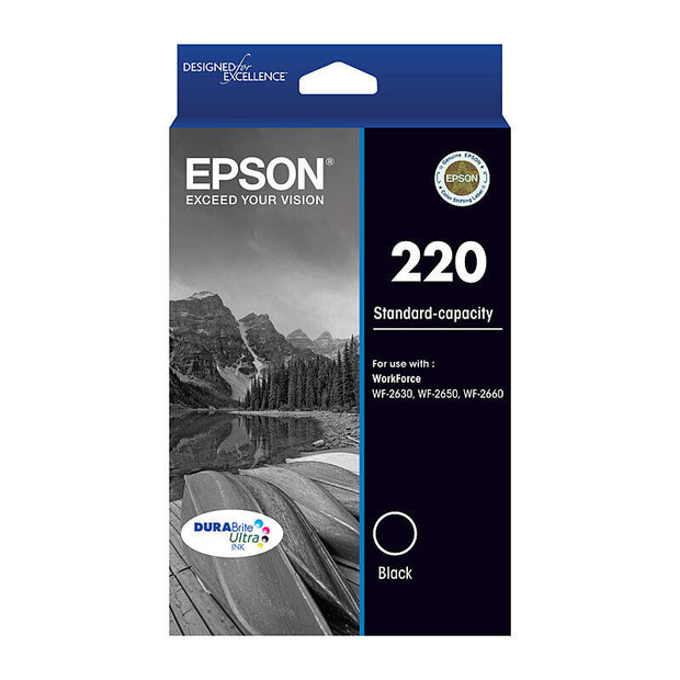 Epson 220 Ink Cart 160 pages Black