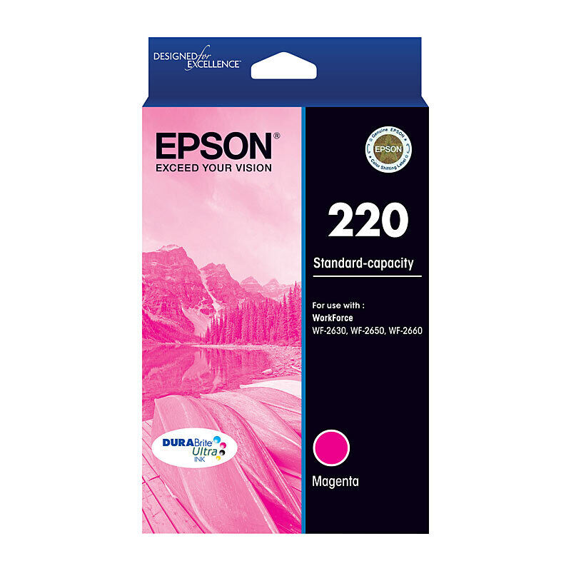 Epson 220 Ink Cart 165 pages Magenta