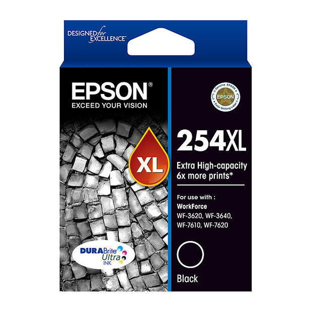 Epson 254XL Ink Cart 2,200 pages Black
