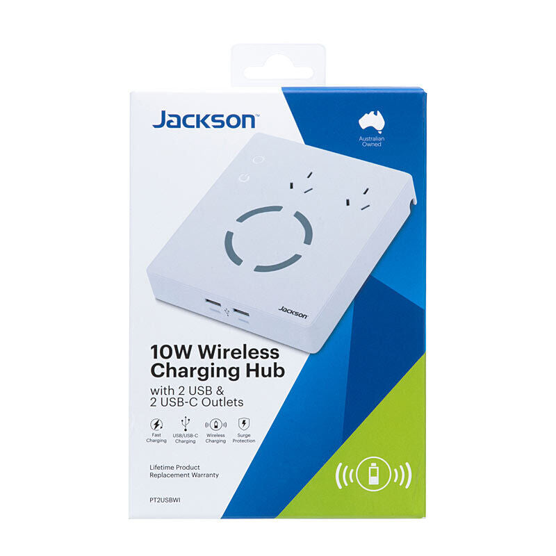 Jackson Wireless Charging Hub White
