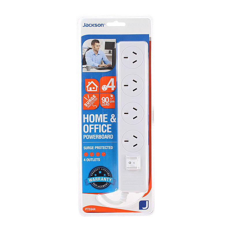 Jackson 4 Way Powerboard 90cm White
