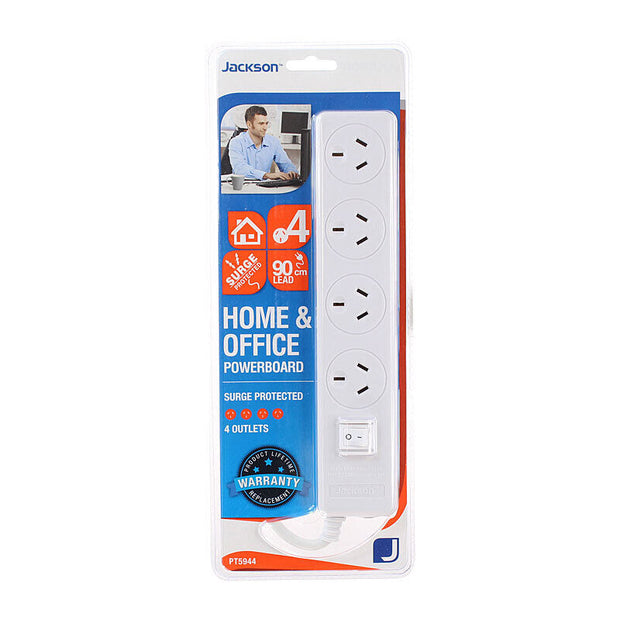 Jackson 4 Way Powerboard 90cm White