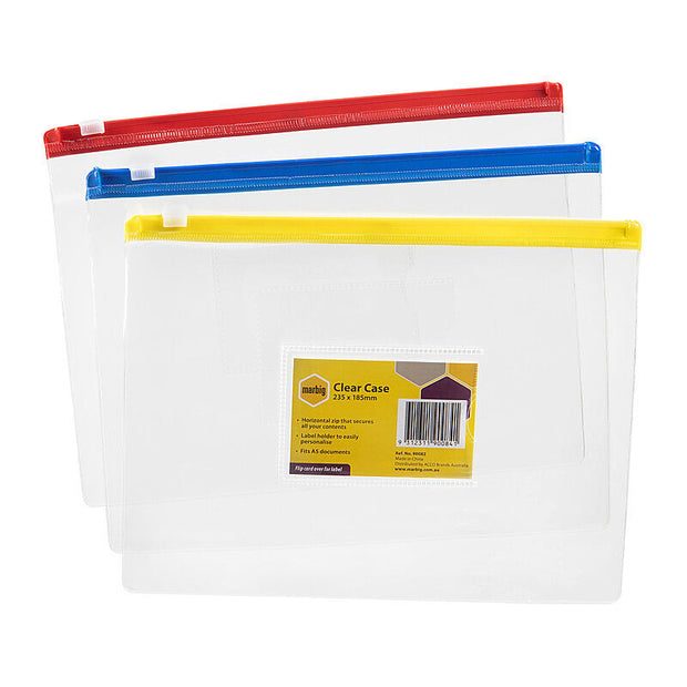 Mbg Clear Case A5 235X185 Asst Assorted