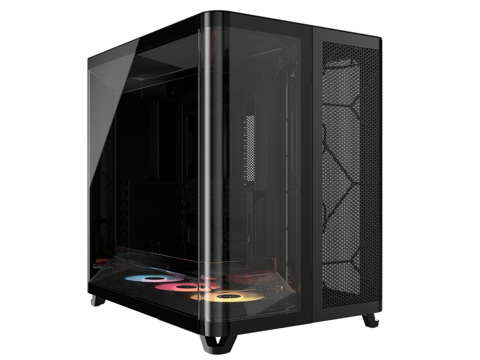 AIR 5400 RS-R ARGB Tempered Glass Mid-Tower, Black