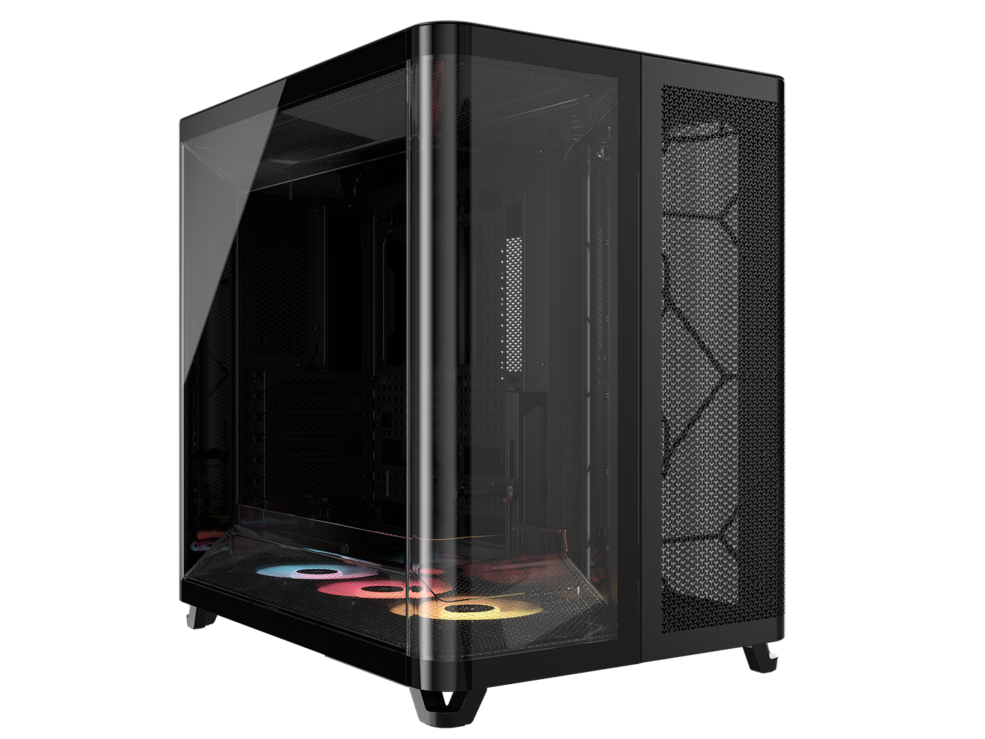 AIR 5400 RS-R ARGB Tempered Glass Mid-Tower, Black