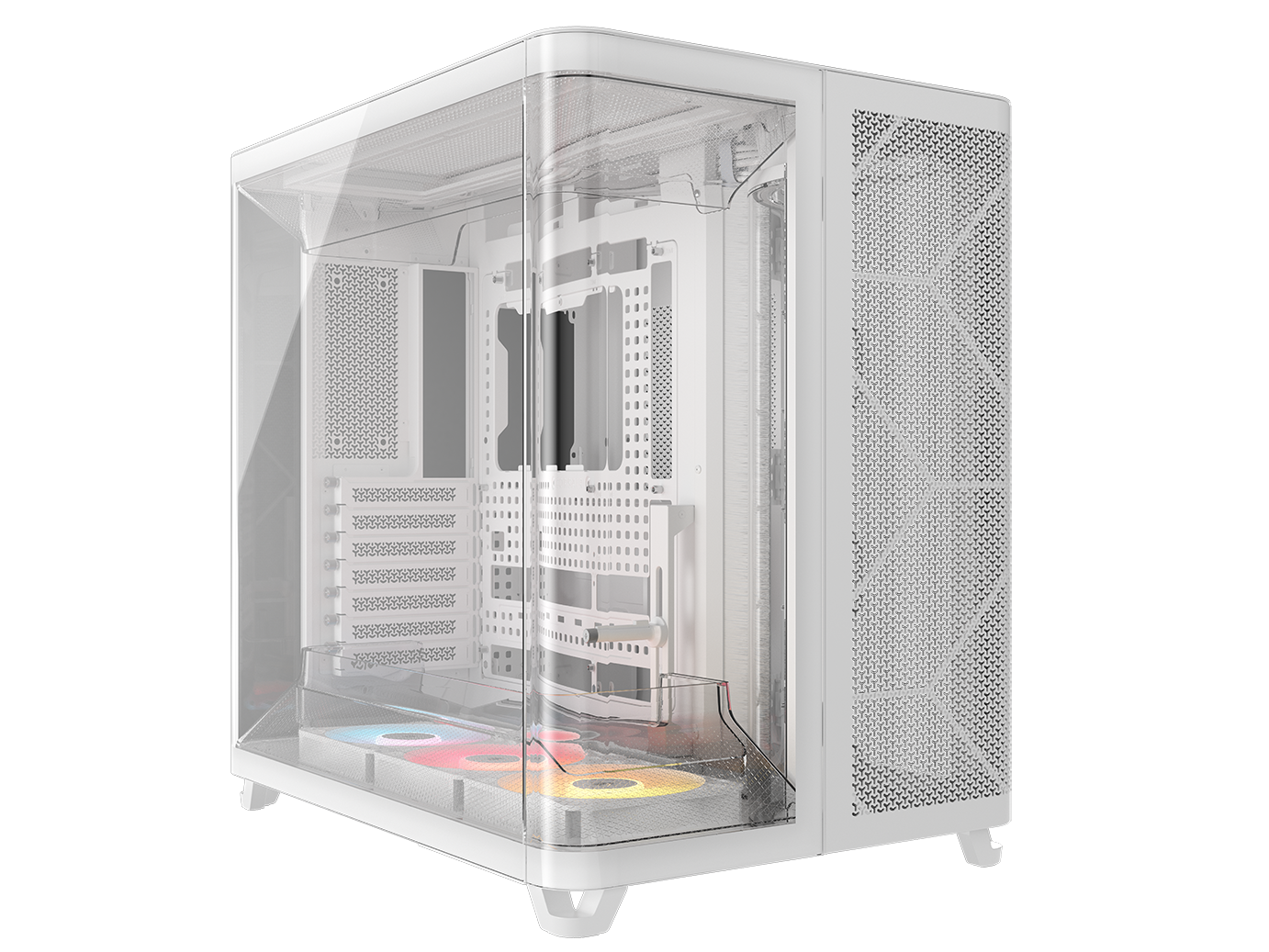 AIR 5400 RS-R ARGB Tempered Glass Mid-Tower, White