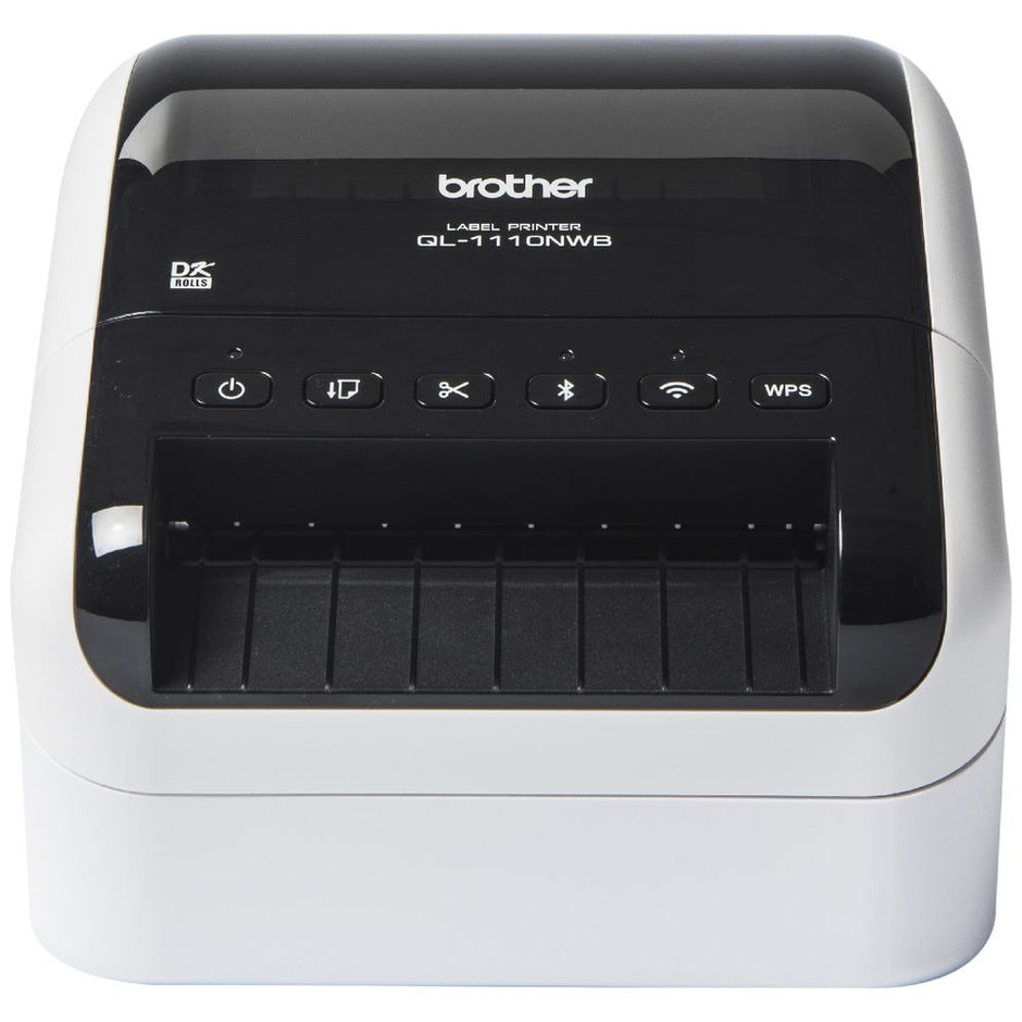 NETWORKABLE,WIRELESS & BLUETOOTH EXTRA WIDE HIGH SPEED LABEL PRINTER / UP TO 102MM / Get 25% off when you purchase w 18x DK-11247 Rolls + 1xQL-1110NWB