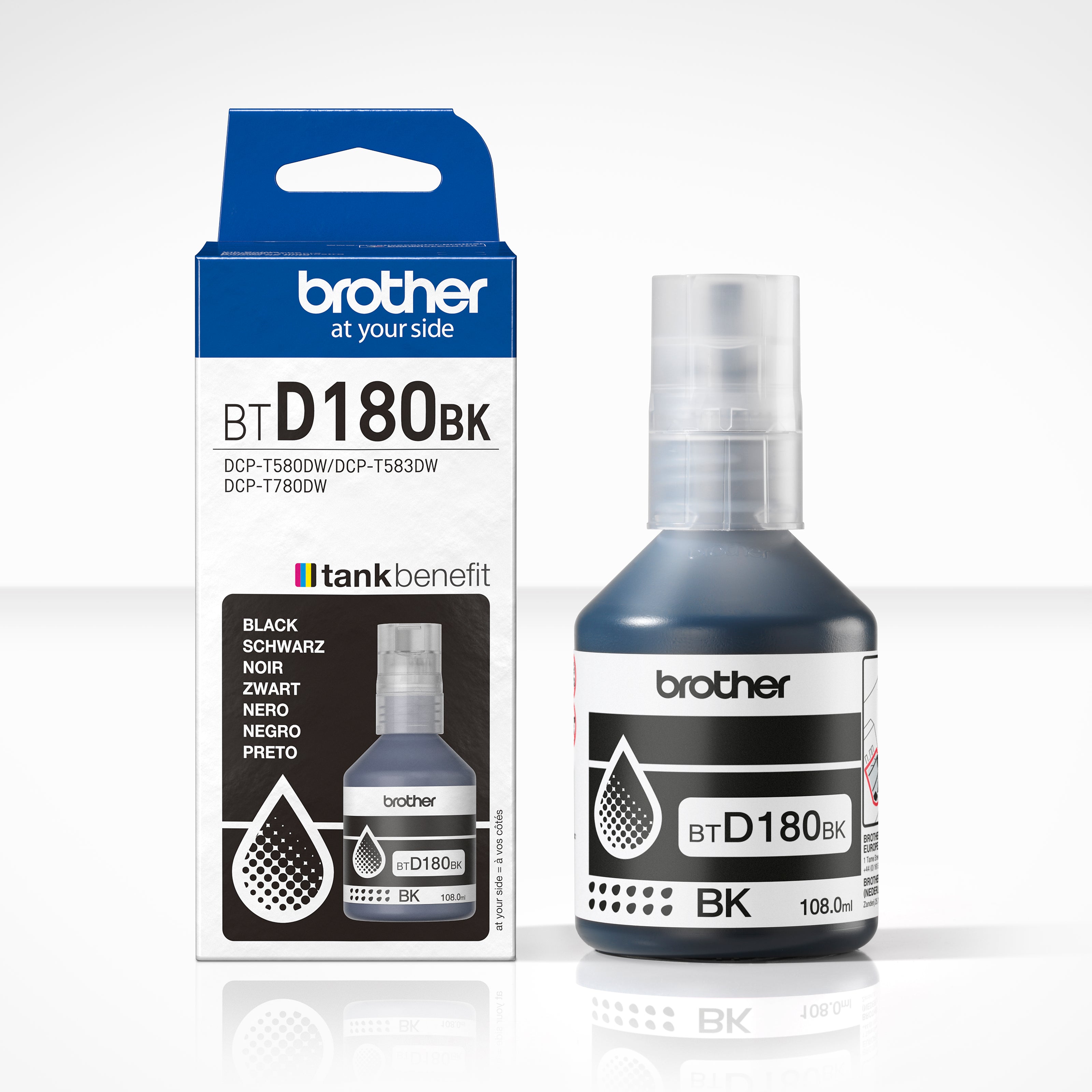 BLACK INK BOTTLE TO SUIT DCP-T580DW/DCP-T780DW -UP TO 7500 PAGES