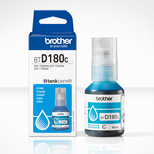 CYAN INK BOTTLE TO SUIT DCP-T580DW/DCP-T780DW -UP TO 5000 PAGES