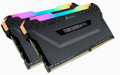Vengeance RGB PRO DDR4, 2666MHz 32GB 2 x 288 DIMM, Unbuffered, 16-18-18-35, Black Heat spreader,RGB LED, 1.35V, XMP 2.0