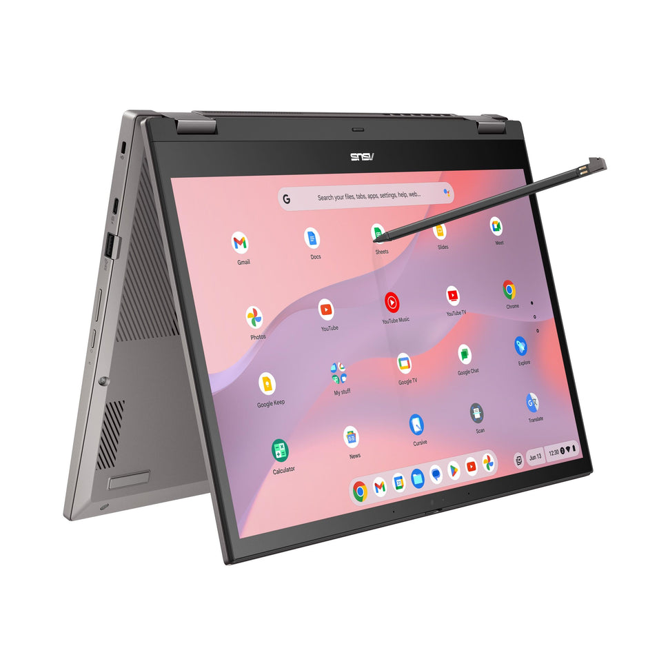 Chromebook Flip CB34 - 14" WUXGA GLARE 300 nits (Touch),I3-1215U,8GB DDR4X,128GB PCIe,Flip,WIFI 6E,Stylus,Backlit KB,Chrome,3CELL 63WH,1YR