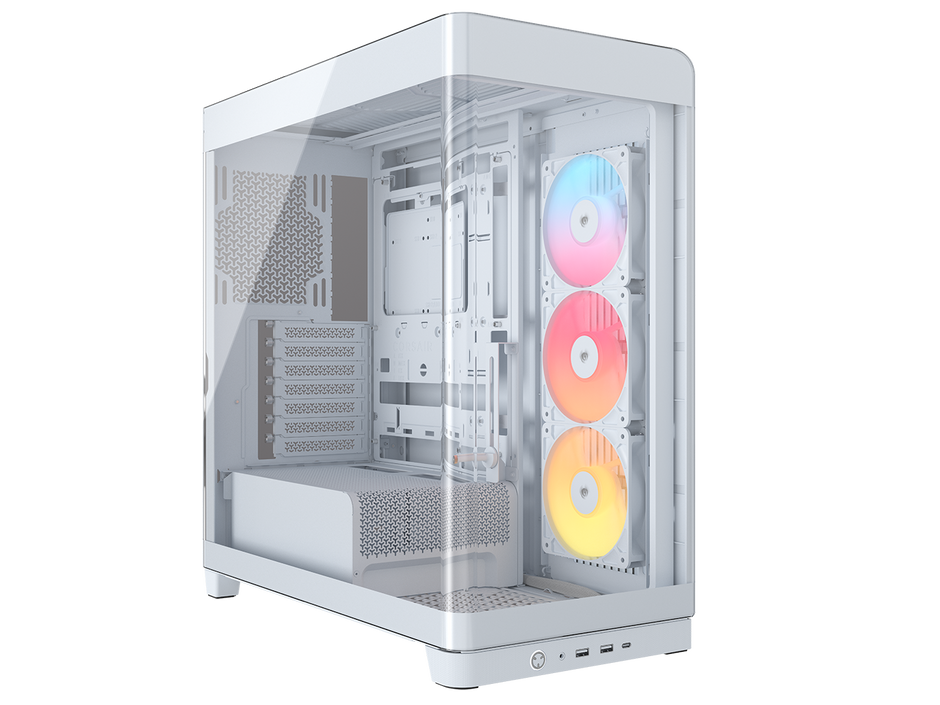 CORSAIR FRAME 4500X RS-R ARGB Panoramic Glass Mid Tower Case White