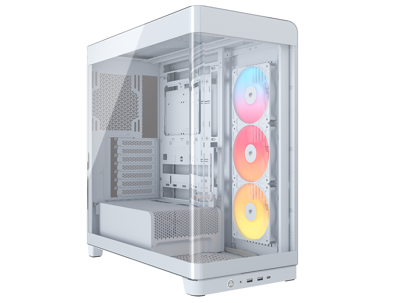 CORSAIR FRAME 4500X RS-R ARGB Panoramic Glass Mid Tower Case White