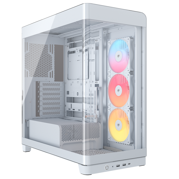 CORSAIR FRAME 4500X RS-R ARGB Panoramic Glass Mid Tower Case White