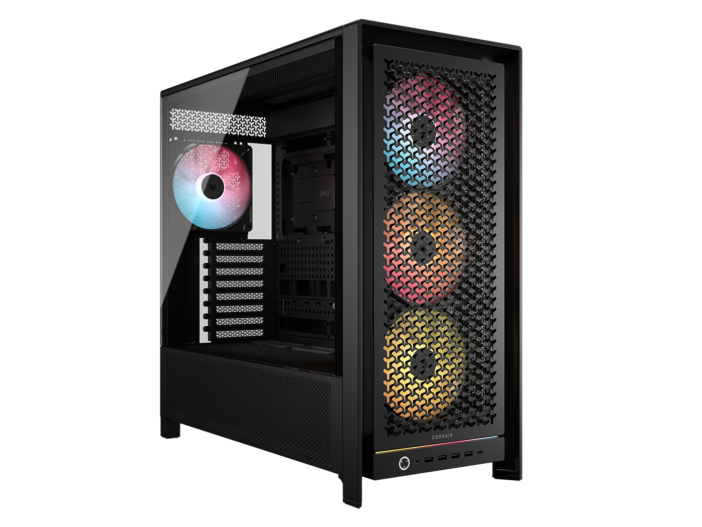 CORSAIR FRAME 5000D RS ARGB Modular Mid-Tower PC Case, Black