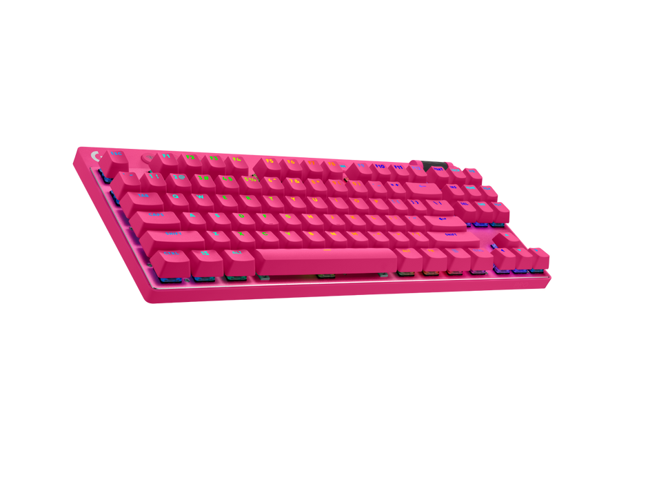 Logitech G PRO X TKL LIGHTSPEED Gaming Keyboard - Magenta