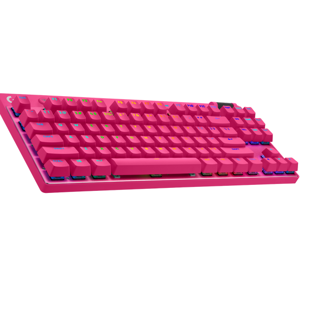 Logitech G PRO X TKL LIGHTSPEED Gaming Keyboard - Magenta