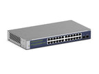 NETGEAR 24-Port Gigabit Ethernet Smart Switch (GS724Tv6) - Managed with 2 x 1G SFP, Desktop/Rackmount, and ProSAFE Limited Lifetime Protection