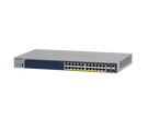NETGR 24-Port Gigabit high-power PoE+ Ethernet Smart Switch with 4 SFP Ports, 380W, Remote/Cloud management option with NETGR Insight (GS728TPPv3)