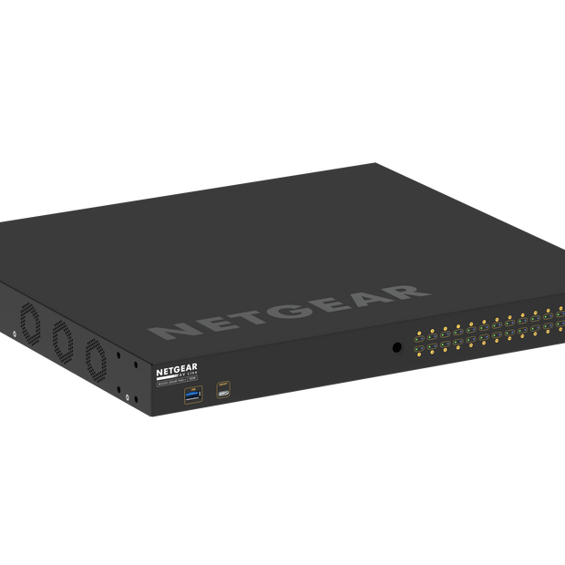 NETGEAR AV Line M4250-26G4F-PoE++ 24x1G Ultra90 PoE++  802.3bt 1,440W 2x1G and 4xSFP Managed Switch (GSM4230UP)