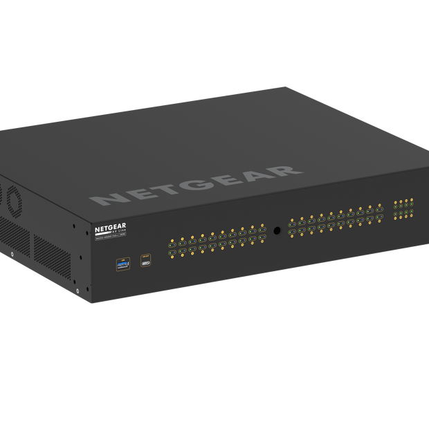 NETGEAR AV Line M4250-40G8XF-PoE++ 40x1G Ultra90 PoE++ 802.3bt 2,880W and 8xSFP+ Managed Switch (GSM4248UX)