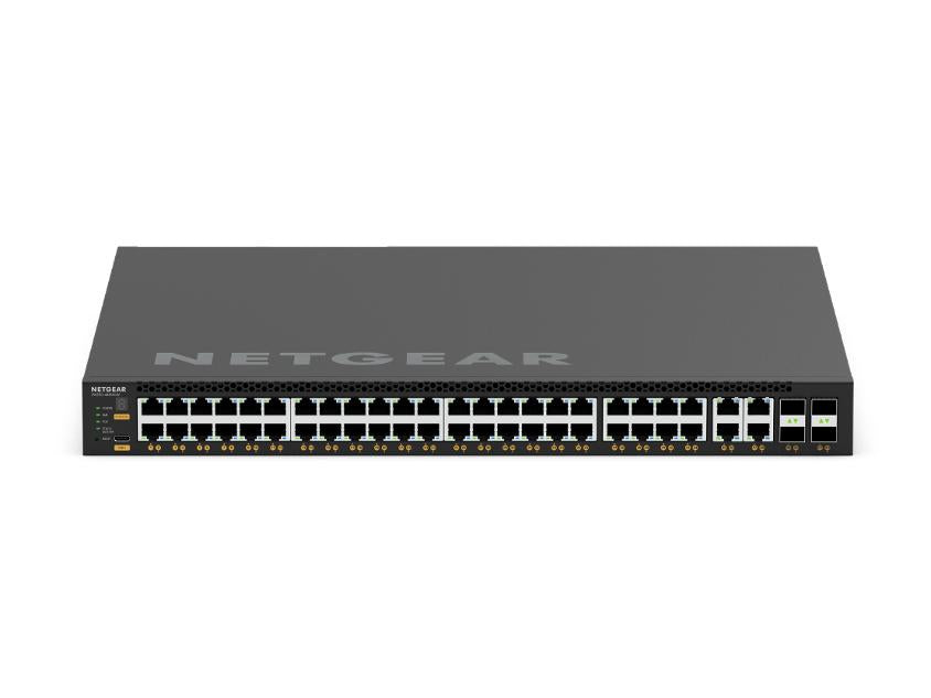 NETGEAR M4350-44M4X4V 52-Port Managed Switch with 44 x 2.5G and 4 x 10g/Multi-Gig PoE+ with 4 x 25GBASE-X SFP28 (MSM4352)
