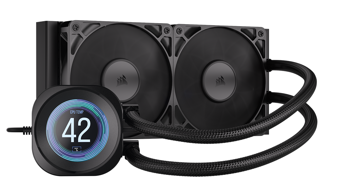 CORSAIR NAUTILUS 240 LCD, 240mm Radiator, Liquid CPU Cooler