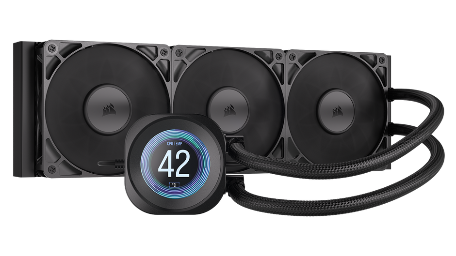 CORSAIR NAUTILUS 360 LCD, 360mm Radiator, Liquid CPU Cooler