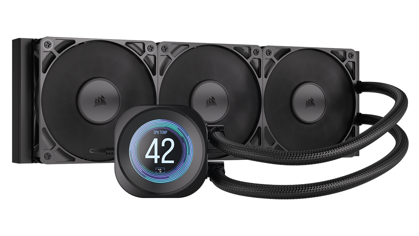 CORSAIR NAUTILUS 360 LCD, 360mm Radiator, Liquid CPU Cooler