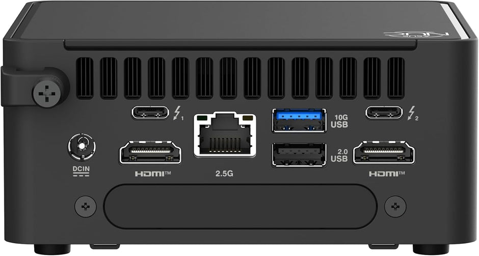 ASUS NUC 15 PRO, Cyber Canyon, Intel Arrow Lake-H, RPL-R 45W (C5 210H), Integrated GPU, Kit (L6), Tall, AU Cord included