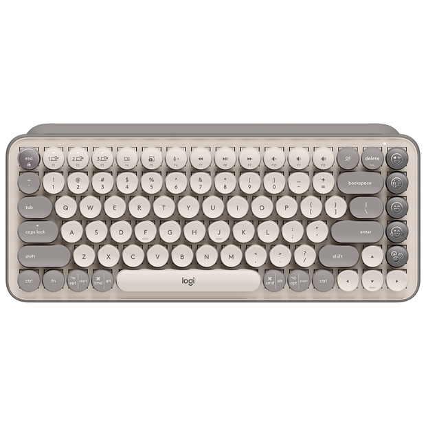 POP Keys Wireless Mechanical KB With Emoji Keys - Mist Sand