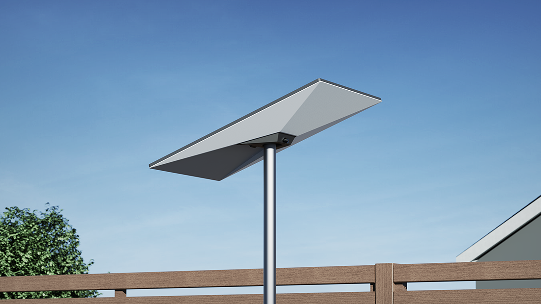 STANDARD PIPE ADAPTER MOUNT, Designed to attach to any pole with a max diameter of 63.5 mm, compatible with Standard Kit (Latest Generation)