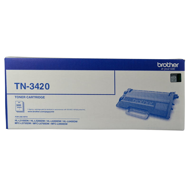 MONO LASER TONER - HIGH YIELD UP TO 3000 PAGES - TO SUIT WITH HL-L5100DN/L5200DW/L6200DW/L6400DW & MFC-L5755DW/L6700DW/L6900DW